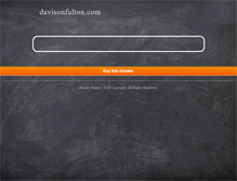 Tablet Screenshot of davisonfulton.com